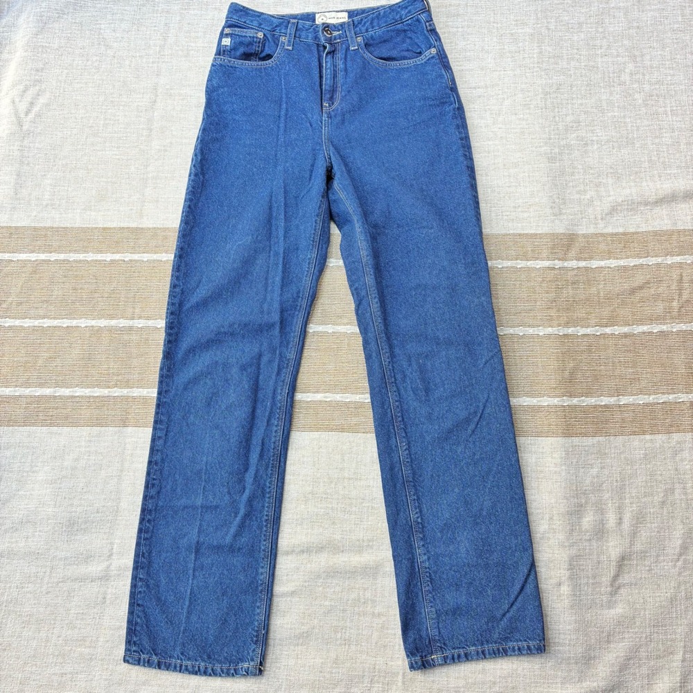 Mud Jeans RelaxRose Stone Indigo Organic Recycled Cotton StraightLeg Jeans 27x32